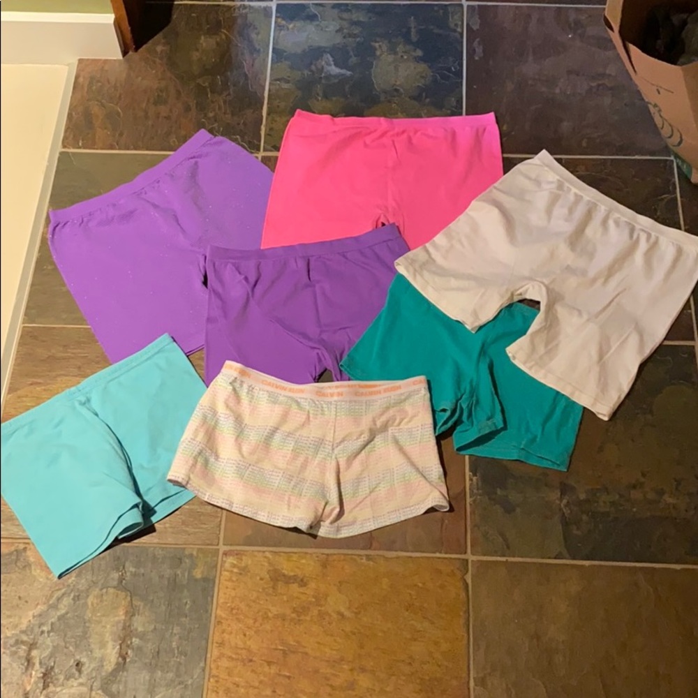 shorts to go under little girls shorts